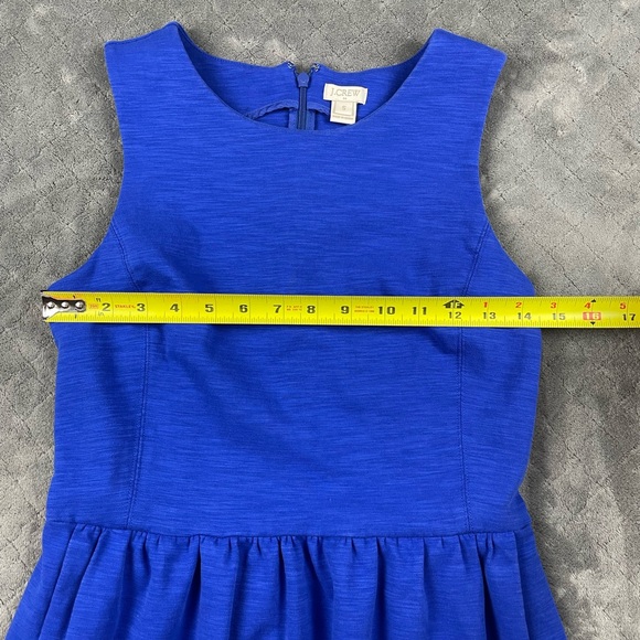 J. Crew Vibrant Blue Mini Dress‎ - Picture 5 of 12